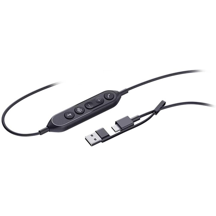 Yealink UH46 Dual Teams USB-C/A - Auscultadores profissionais com fios USB - 1308182