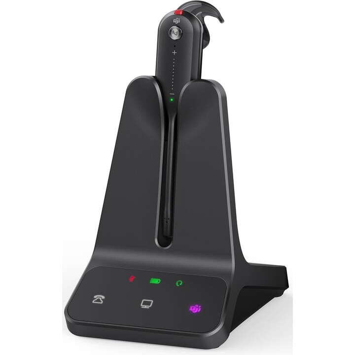 Yealink WH63 E2 DECT Auriculares inalámbricos con micrófono, 2 auriculares con cancelación de ruido