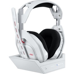 Logitech G Astro A50 Gen 5 Multiplataforma Wireless Gaming Headset Branco + Estação Base