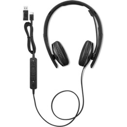 Auriculares Lenovo 4XD1M39029 con cable USB-C Circumaurales con Micrófono y Cancelación de Ruido Negros