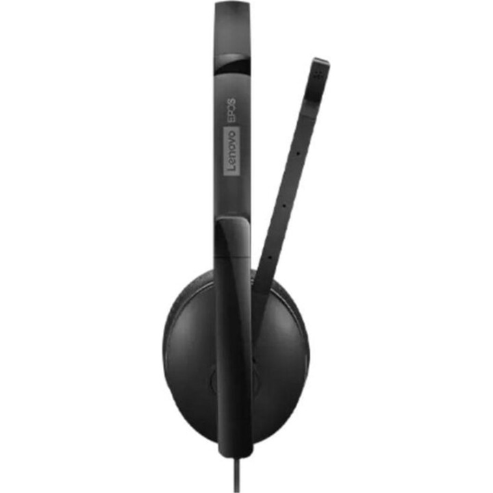Auriculares Lenovo 4XD1M39029 con cable USB-C Circumaurales con Micrófono y Cancelación de Ruido Negros
