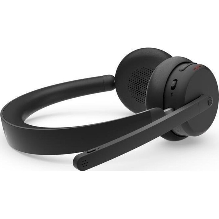 Auriculares Lenovo 6550 inalámbricos Bluetooth para oficina con Cancelación de Ruido negros