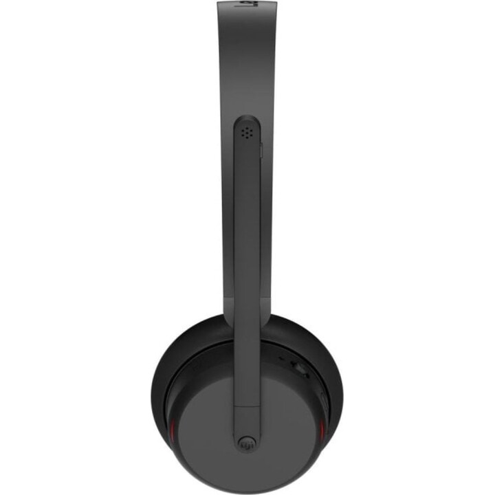 Auriculares Lenovo 6550 inalámbricos Bluetooth con Cancelación de Ruido para oficina y llamadas negros