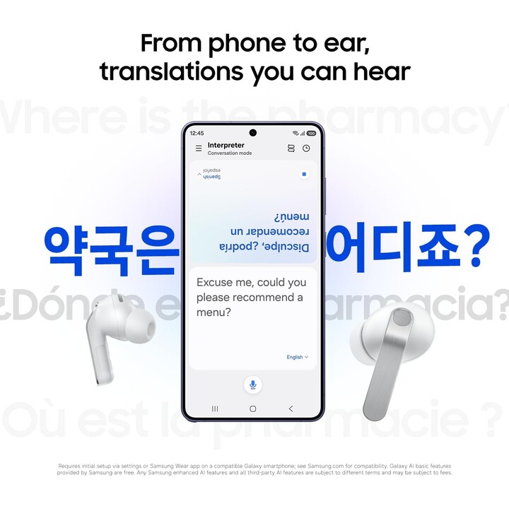 Samsung Galaxy Buds4 Pro R640 Branco