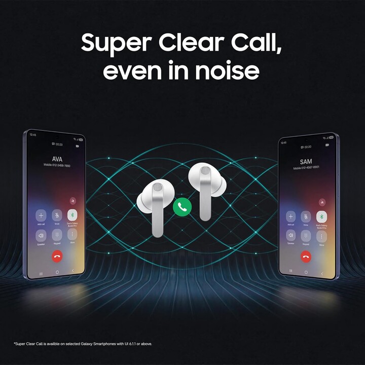 Samsung Galaxy Buds4 R540 White Bluetooth 6.1 ANC Design - Wireless Earphones