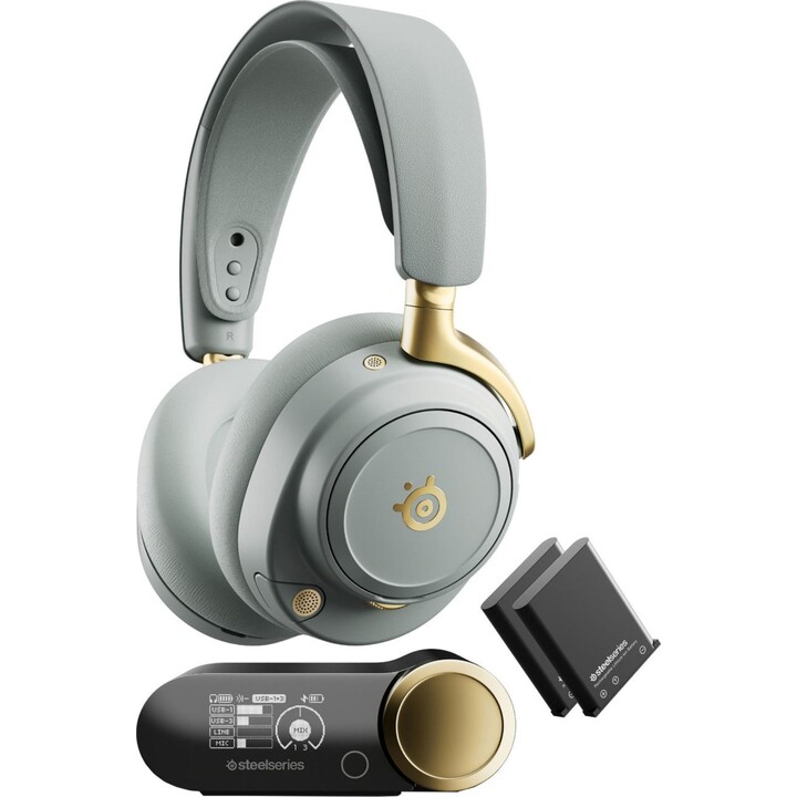 SteelSeries Arctis Nova Elite Wireless Sage Gold