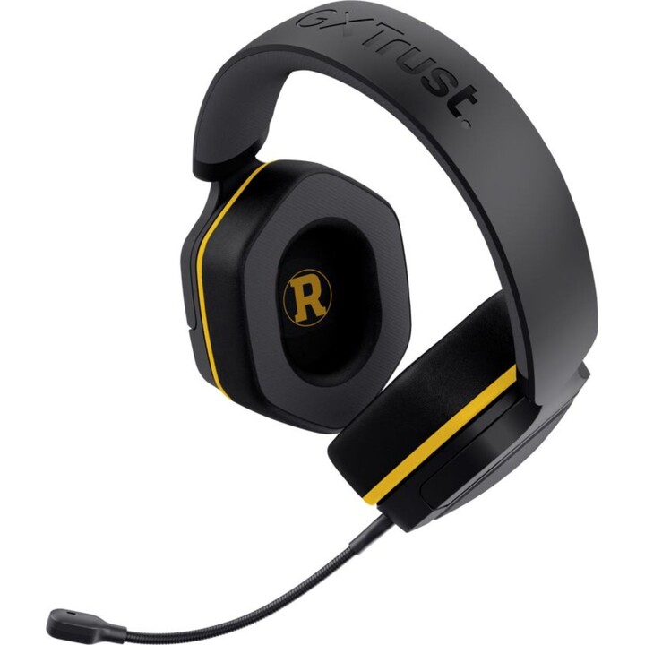 Trust 25784 auricular y casco Auriculares Alámbrico Diadema Juego Negro, Amarillo