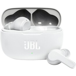 JBL Wave 200TWS Bluetooth Headphones with Charging Case / 5h Battery Life / White