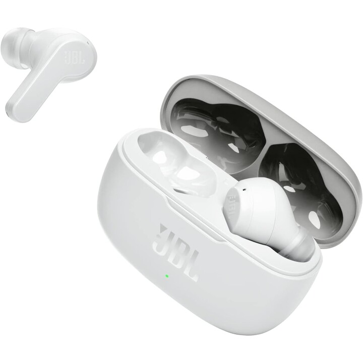 Auriculares Bluetooth JBL Wave 200TWS con estuche de carga/ Autonomía 5h/ Blancos