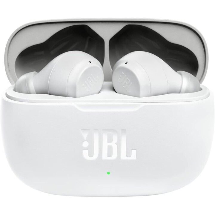 Auriculares Bluetooth JBL Wave 200TWS con estuche de carga/ Autonomía 5h/ Blancos