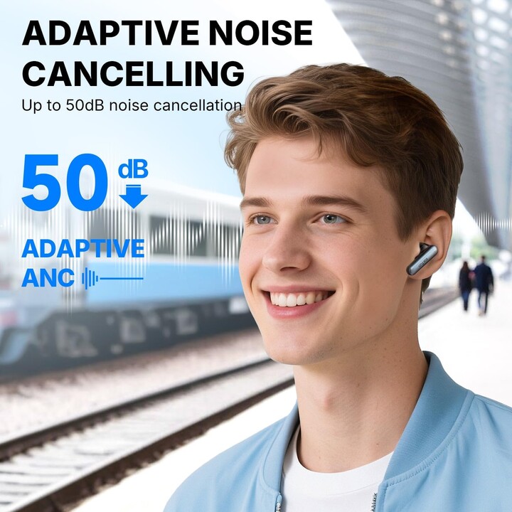 Earfun Air Pro 4i Schwarz - Bluetooth-Kopfhörer 
