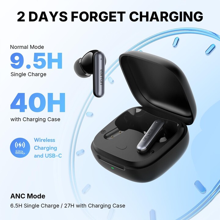 Earfun Air Pro 4i Schwarz - Bluetooth-Kopfhörer 