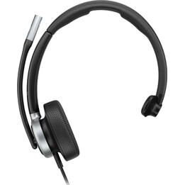 Auriculares con cable USB monoaurales HP Poly Mission, negros