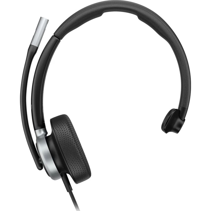 Auriculares con cable USB monoaurales HP Poly Mission, negros