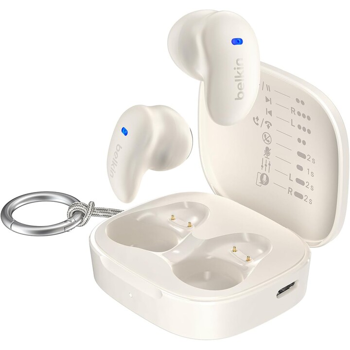 Belkin SoundForm Anywhere Casque Blanc