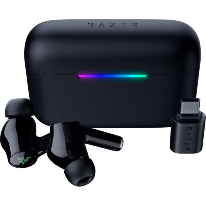 Auriculares Razer Hammerhead V3 HyperSpeed inalámbricos Bluetooth Cancelación de Ruido y carga inalámbrica, negros
