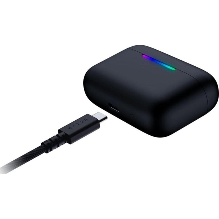 Auriculares Razer Hammerhead V3 HyperSpeed inalámbricos Bluetooth Cancelación de Ruido y carga inalámbrica, negros