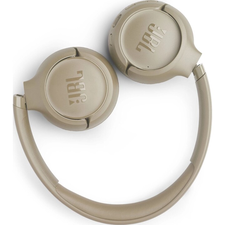 JBL Tune 530BT 76h Battery Life Bluetooth 6.0 Beige - On-Ear Wireless Headphones
