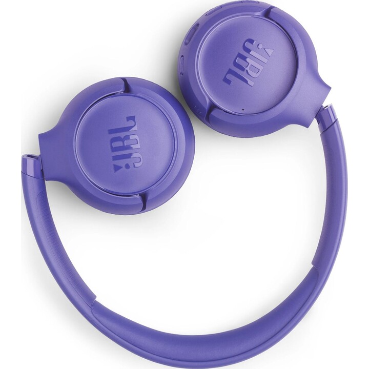 JBL Tune 530BT 76h Autonomía Bluetooth 6.0 Lila - Auriculares Inalámbricos On-Ear