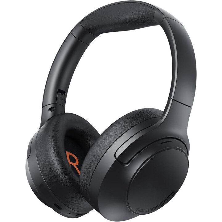 SoundPEATS Cove Pro Cancelación Activa Híbrida con Hi-Res Dual Gold con LDAC - Auriculares de Diadema Plegables Inalámbricos