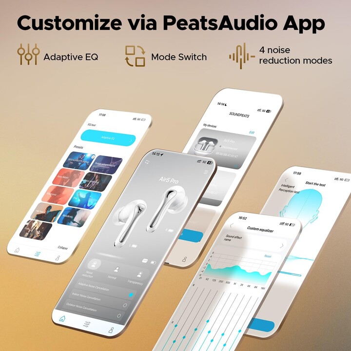 SoundPEATS Air 5 Pro Blanco