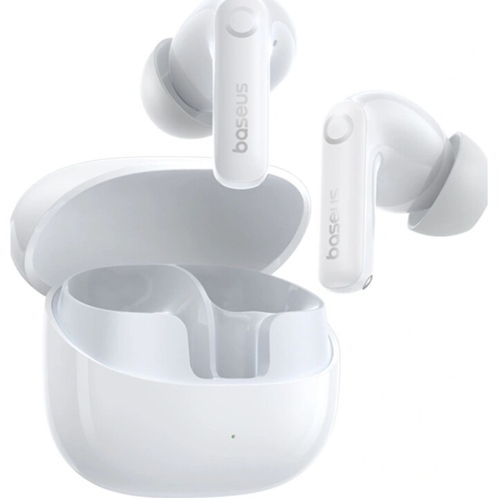 Os-baseus Bass Bp1 Pro Auriculares Inalámbricos Verdaderos Intrauditivos Blanco Luna