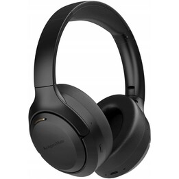 Auriculares inalámbricos supraaurales Kruger&Matz F8A con cancelación activa de ruido, color negro.