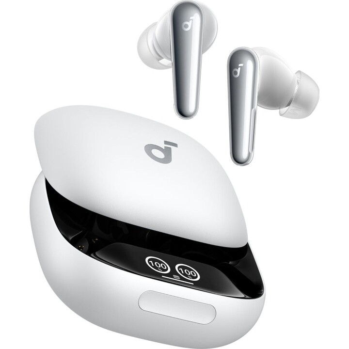 Cuffie in-ear Soundcore Liberty 4 Pro True Wireless Stereo (TWS) per chiamate/musica/sport/uso quotidiano, Bluetooth, colore bia