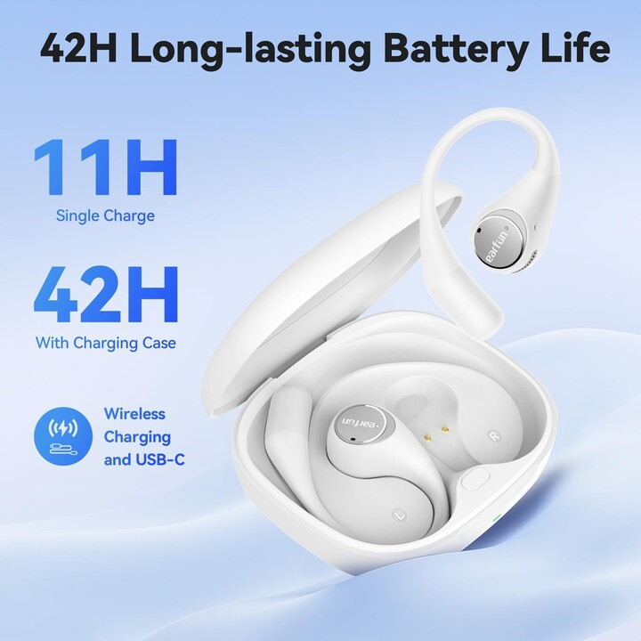 Earfun OpenJump TWS Blanco - Auricolari Bluetooth