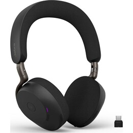 Auriculares estéreo supraaurales Jabra Evolve3 75 MS, color negro.