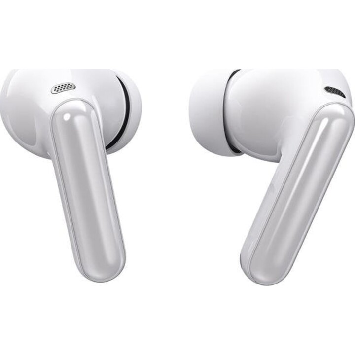 Écouteurs sans fil Bluetooth Motorola Moto Buds 2 Plus avec réduction de bruit et microphone, blancs