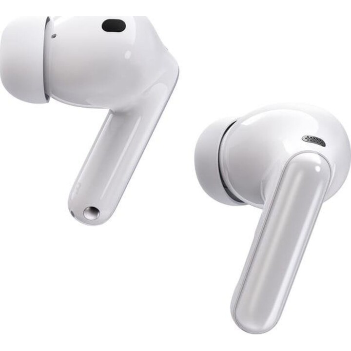 Écouteurs sans fil Bluetooth Motorola Moto Buds 2 Plus avec réduction de bruit et microphone, blancs