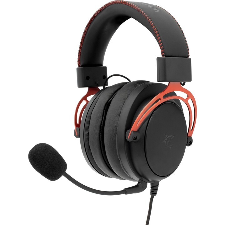 WHITE SHARK GH-2341 Gorilla auriculares gaming negro/rojo