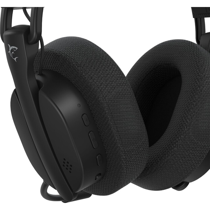 White Shark FIRECREST WGH-2444 auriculares gaming inalámbricos negros