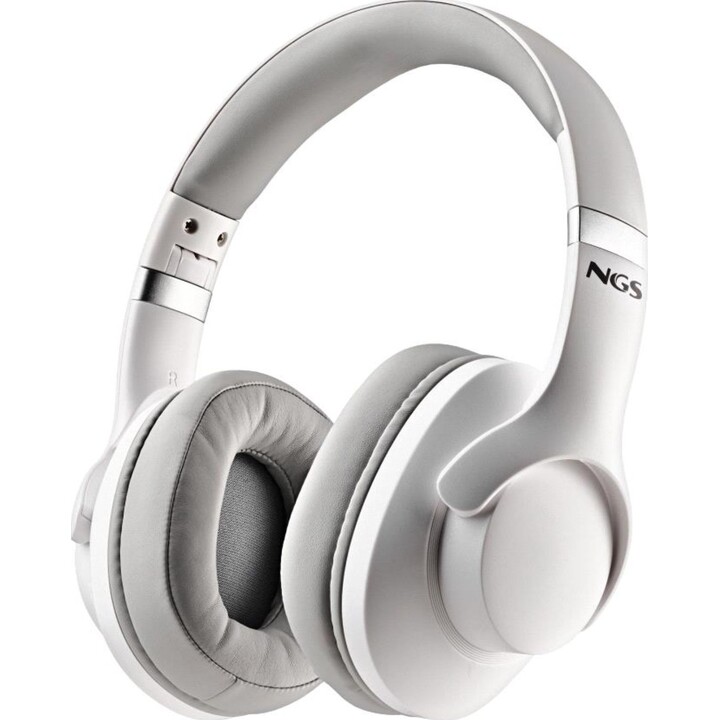 Auriculares Inalámbricos NGS Artica Storm/ con Micrófono/ Bluetooth/ Blancos
