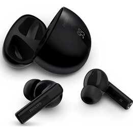 Philips TAT2520BK Auriculares TWS Bluetooth 5.4 con cancelación de ruido Negro