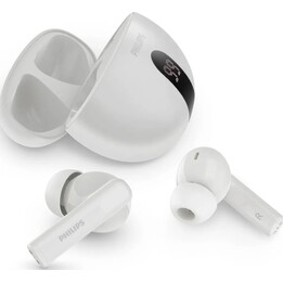 Philips TAT2520BK Auriculares TWS Bluetooth 5.4 con cancelación de ruido Blanco