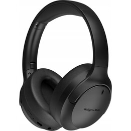 Auriculares inalámbricos supraaurales Kruger&Matz Street 4 con cancelación activa de ruido (ANC), color negro.