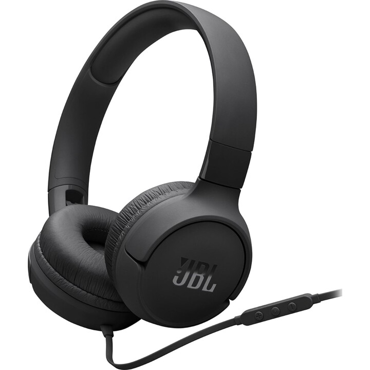 JBL Tune 520C Auriculares supraaurales con cable (USB-C) Negro