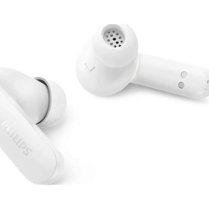 Auriculares inalámbricos TWS Philips TAT2200WT con cancelación de ruido y Bluetooth 6.0, color blanco