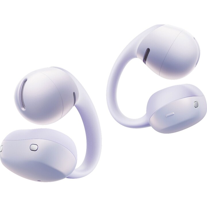 Auriculares SHOKZ OpenDots Air de oído abierto, Bluetooth 6.1, 36 h, color morado