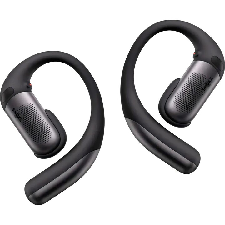 Casque Bluetooth 5.3 Shokz OpenFit Pro noir à oreillettes ouvertes, 12 heures d'autonomie (50 heures avec le boîtier)