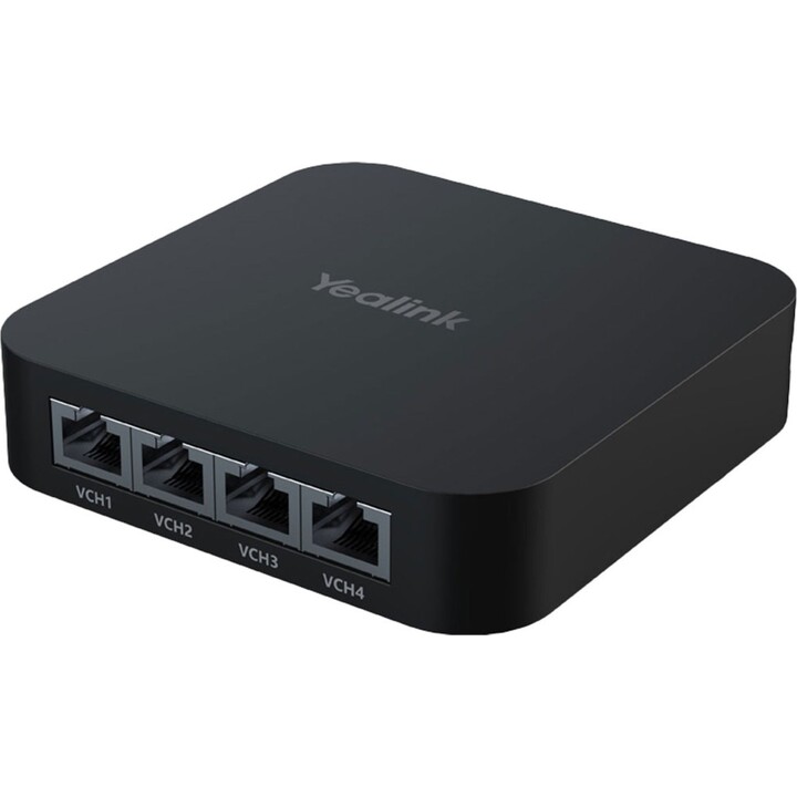 Yealink MSFT RCH40 - Conmutador PoE de 4 puertos E2