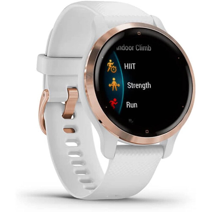 Smartwatch Garmin Venu 2S Notificaciones/ Frecuencia Cardíaca/ GPS/ Oro Rosa y Blanco