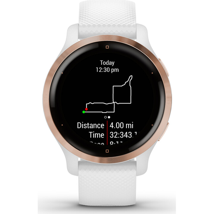 Smartwatch Garmin Venu 2S Notificaciones/ Frecuencia Cardíaca/ GPS/ Oro Rosa y Blanco