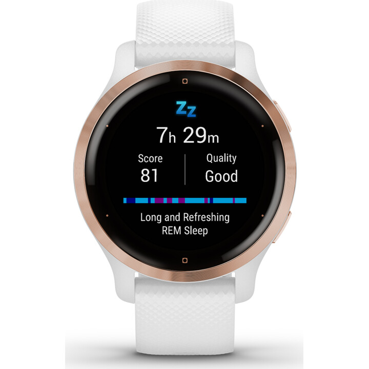 Smartwatch Garmin Venu 2S Notificaciones/ Frecuencia Cardíaca/ GPS/ Oro Rosa y Blanco