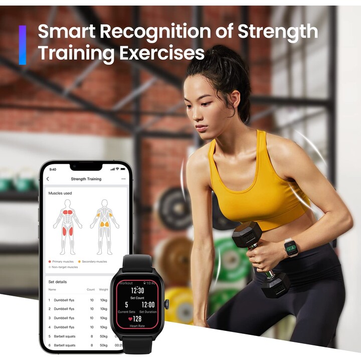 Amazfit GTS 4 Brown - Smartwatch