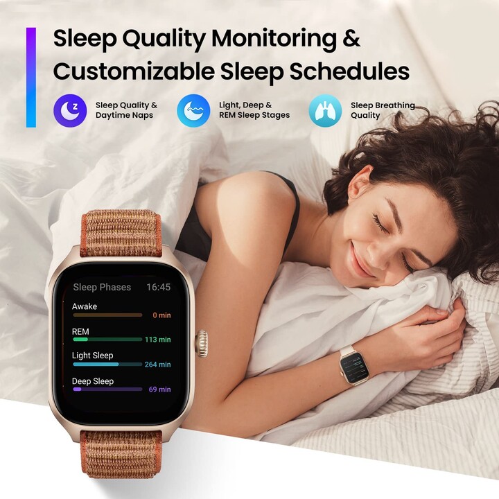 Amazfit GTS 4 Brown - Smartwatch