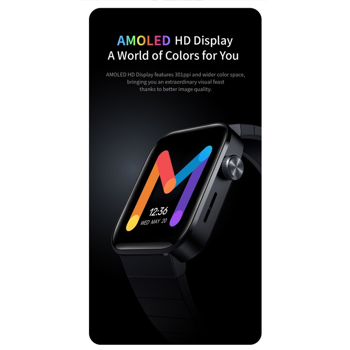 Mibro Uhr T1 Schwarz - Smartwatch