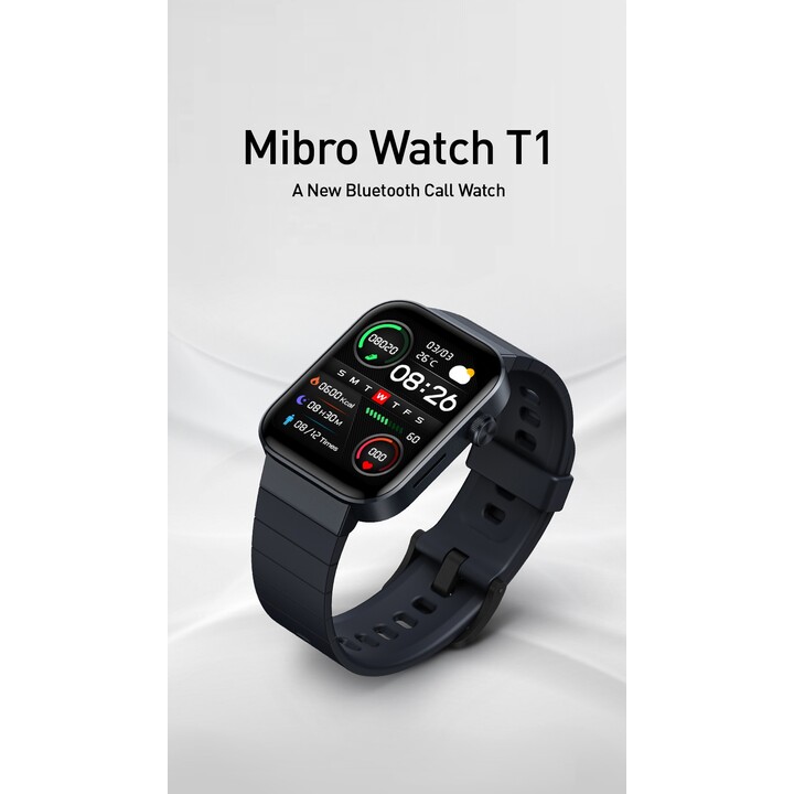 Mibro Uhr T1 Schwarz - Smartwatch